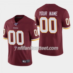 Miesten Washington Redskins NFL Pelipaita Custom Nike Punainen I 100th